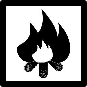 Clipart campfire: it's so hot right now.
